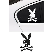 Playboy Korsan Sticker, Oto Sticker, Kelebek Cam Sticker 15x10 Cm