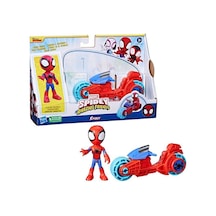 Spider And Hıs Amazıng Frıends Motorsiklet Ve Figür Spidey F6777-f7459