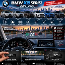 Bmw X5 Serisi 2003-2026 Modeller İçin Head Up Display Hayalet Gösterge Ekranı Ön Cam Hız Göstergesi