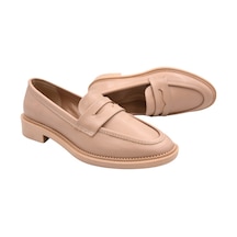 Park Moda Termo Kaymaz Taban Loafer Günlük Kadın Ayakkabı Nut Nut