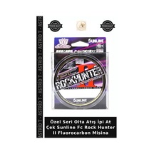 Özel Seri Olta Atış İpi At Çek Sunline Fc Rock Hunter Iı Fluorocarbon Misina 0.165mm - 100mt - 2kg