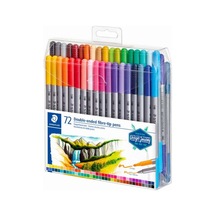 Çift Uçlu Keçeli Kalem 72 Renk Set 0.8 Mm - 3 Mm