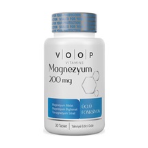 4 Adet Voop Magnezyum İçeren Tablet Takviye Edici Gıda 30 Kapsül