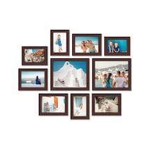 10 Parça Maun Galerisi Duvar Resim Çerçevesi Seti 8x10, 5x7, Ve 4x6. Kırılmaya Dayanıklı Cam. Duvar Veya Masa İç