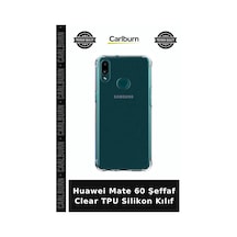 Huawei Mate 60 Şeffaf Clear Tpu Silikon Kılıf Teknoloji Cep Telefonu Akıllı çok renkli