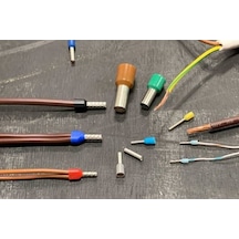 100 Maasco Yüksük Izole Kablo Ucu 0.5-0.75-1-1.5-2.5-4-6-10-16-25