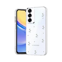 Newface Samsung Galaxy Uyumlu A16 5g Fiyonk Desenli Kapak - Desen 4 Çokrenkli