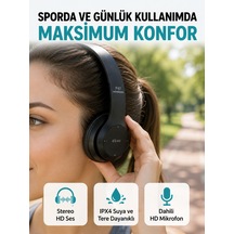Uzun Pil Ömrü Stereo Ses Performansı Bluetooth Kulaklık