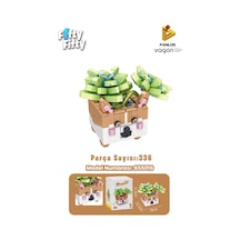 Panlos Mini Potted Plant Serisi Tilki Figürü 336 Parça Oyuncak Yapım Seti -ffp655016