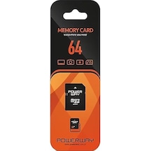 Powerway Pwr-64 64 Gb Micro Sd Hafıza Kartı Class 10