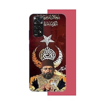Redmi Note 11-11s Uyumlu Abdulhamit Baskılı Silikon Kılıf Renkli