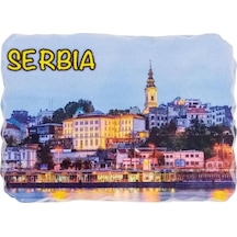 Sırbistan Temalı Kırık Magnet
