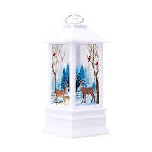 Monyee Büyük Boy Beyaz Geyik Şekilli Noel Led Aydınlatma Dekorasyonu - Islak Beyaz Işık, Çanak Lambası, Festivaller Ve Parti İçin Beyaz