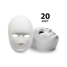 20 Adet. Karton Maske. Boyanabilir Eğitici Maske Boyama. Etkinlik