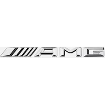 Amg Krom Bagaj Yazısı Üçgen Tip Arması Logosu 3m 3d Abs Mercedes 420