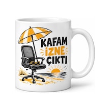 Kafa Tatili Tasarımlı Porselen Kupa - Model 718 Diğer