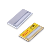 Lamiess Nk 7035 Yaka İsimliği Gümüş 25'Li