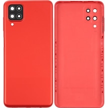 Samsung A12 Kırmızı Uyumlu Arka Kapak Batarya Kapağı Pil Kapağı Kırmızı
