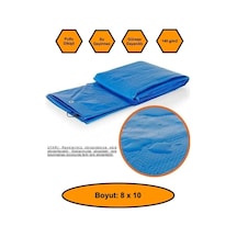 Ebatlı Branda. 8x10 Çadır 140 Gr/m2 Su Geçirmez Kamyon Saman İnşaat Gölgeeme Çadırı