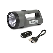 Güçlü Şarjlı Fener Masa Lambası Wt-603 Çok Renkli