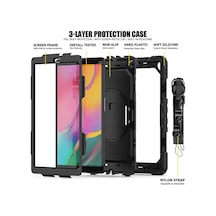 Newface Samsung Uyumlu Galaxy T510 Tab A 10.1 Kılıf Pars Tablet Kapak - Siyah Newface Samsung Uyumlu Galaxy T510 Tab A 10.1 Kılıf Pars Tablet Kapak - Siyah