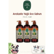 Eyüp Sabri Tuncer 3'lü Doğal Avokado Yağlı Sıvı Sabun 750 Ml Ve Rosıe Pamuk
