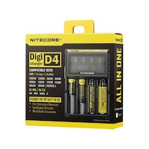 Nitecore Digi D4 Lcd 18650 Pil Şarj Aleti / Nitecore Li-ion Life Ni