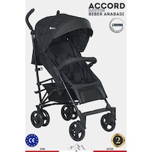 Accord Baston Bebek Arabası Siyah