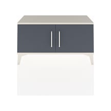 Arges Şifonyer Tek Raflı 2 Kapaklı 88x30x48 Aytaşı-antrasit Aytaşı