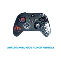 Xbox Series S/series X Spider-man Koruyucu Silikon Kılıf + Analog Silikon Koruyucu