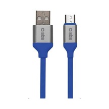 SBS 31537 TECABLEMICROFLUOB FLAT SİLİKON MİCRO USB DATA VE ŞARJ K