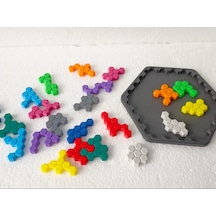 3d Baskı Montessori Altıgen Puzzle - Eğitici Petek Zekâ Ve Mantık Oyunu