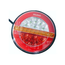 Led Yuvarlak 4 Fonksiyonlu Stop-sinyal-park-geri Vites 10-30v E9 Belgeli Sağ