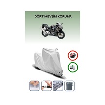 Gri Kilit Uyumlu Honda Cbr 954 Rr Uyumlu Motosiklet Brandası Su Geçirmez