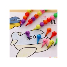 4'lü Emojili Yumurtlayan Boya Kalemi Seti - Pg24