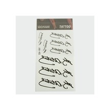 Mustafa Kemal Atatürk Tattoo Dövme Sticker