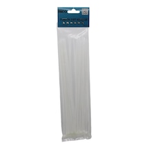 25pcs Beyaz 3.6x250mm Plastik Cırt Kelepçe Bx40