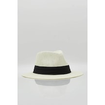 Kadın Hasır Plaj Şapkası - A.bej - Standart