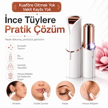 Yüz Tüy Alıcı Epilasyon Aleti Mini Kaş Bıyık Temizleme Cihazı