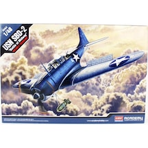 Academy 12335 1/48 Ölçek, Usn Sbd-2 Midway Savaş Uçağı, Plastik Model Kiti-51211