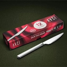 Avcı 917 Klas Tatlı Bıçak 12 Li Gri
