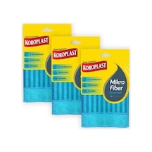 Koroplast Mikrofiber Banyo Bezi 3lü Eko Paket No:1