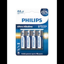 Philips Ultra Alkaline Aa/lr6 4.lü Kalem Pil