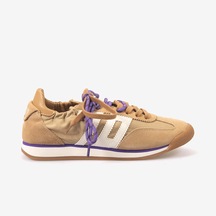 Back70 Kadın Bağcıklı Süet Spor & Sneaker Ayakkabı A26 Taba