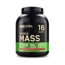 On Optimum Nutrition Serious Mass Çilek Aromalı 2.73kg 8 Servis Ahududu
