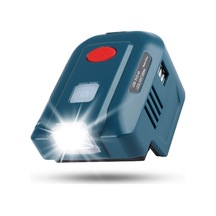 Elektrikli Alet Lityum Pil İnvertör Jeneratör Taşınabilir Güç Kaynağı 18v Lityum Pil İçin Led Işıklı Çift Usb Adaptörü