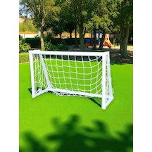 Cf-009 Mini Futbol Kalesi Çiftli Set Beyaz