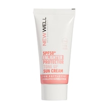 New Well Ton Eşitleyici Yüksek Koruma Etkili Spf50+ Aydınlatıcı Pembe Yüz Güneş Kremi 50ml