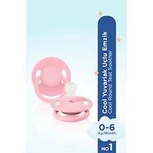 Wee Baby Cool Yuvarlak Uçlu Silikon Emzik No:1 Kod:363 Pembe