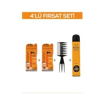 Fontenay Saç Şekillendirici Pudra Toz Wax Ultra Strong +şekil Tarak'ı 2+saç Spreyi 2 400ml 4'lü Set